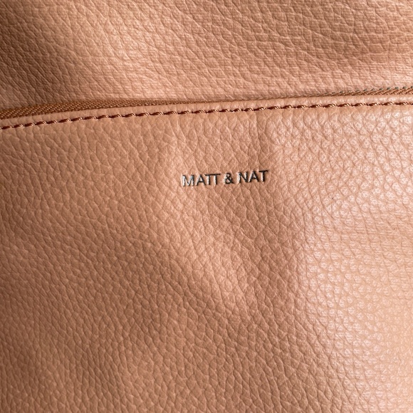 Matt & Nat Women's Backpack Pear BRAVE Vegan Leather (Purity) Fits 13โ Laptop - Picture 2 of 11